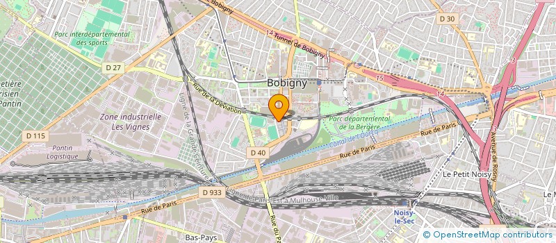 localisation de l'entreprise NEBULA à BOBIGNY