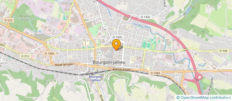 localisation de l'entreprise NEBULA CONCEPT  BOURGOIN-JALLIEU