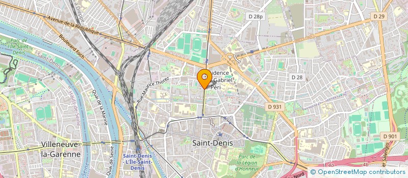 localisation de l'entreprise NEBULA'S  SAINT-DENIS