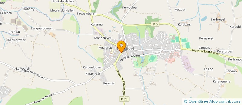 localisation de l'entreprise NEBULAH RADIO  PLOUARZEL