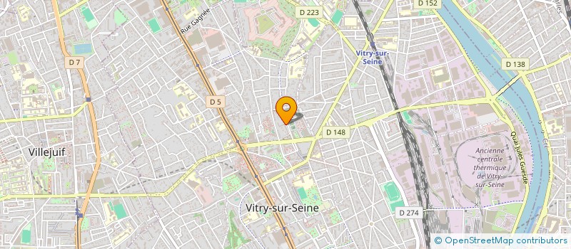 localisation de l'entreprise NEBULEUSE NOIRE à VITRY-SUR-SEINE