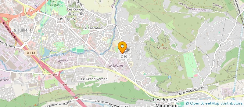 localisation de l'entreprise NEBULIS CONSULTING à LES PENNES-MIRABEAU