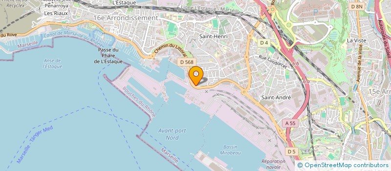 localisation de l'entreprise NEC à MARSEILLE 16