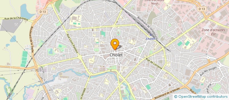 localisation de l'entreprise NEC à CHOLET