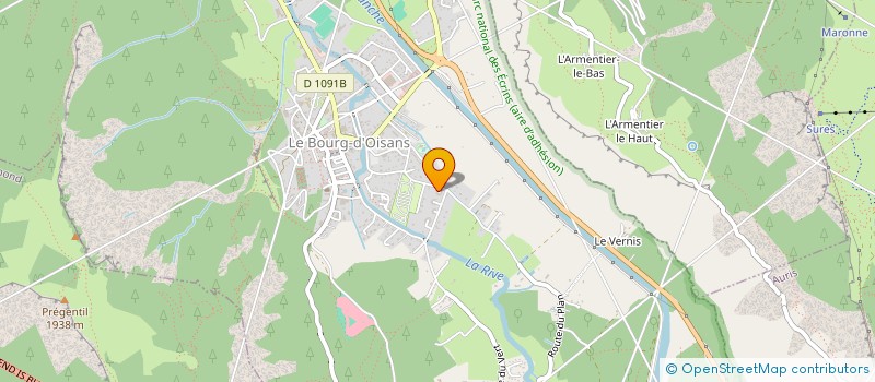 localisation de l'entreprise NEC  LES DEUX ALPES