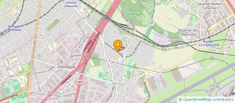 localisation de l'entreprise NEC FORM à WISSOUS