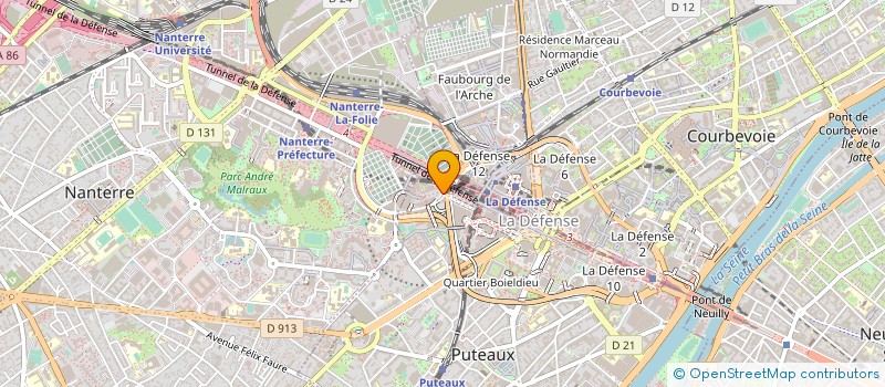 localisation de l'entreprise NEC FRANCE SAS à PUTEAUX