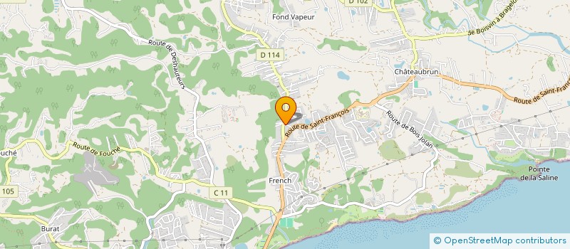 localisation de l'entreprise NEC GUADELOUPE à SAINTE-ANNE