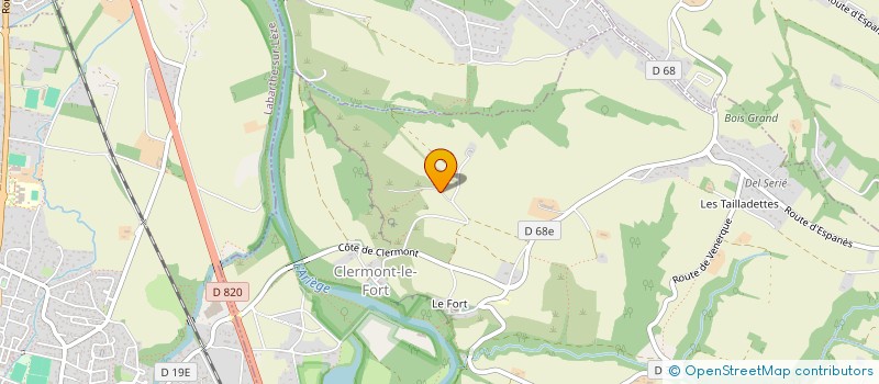 localisation de l'entreprise NEC ORTHO  CLERMONT-LE-FORT