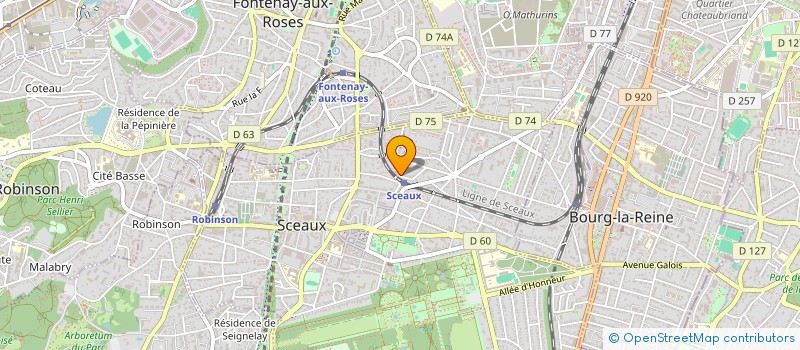 localisation de l'entreprise NEC-OTIUM à SCEAUX