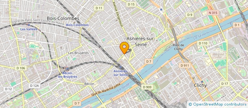 localisation de l'entreprise NEC PROTECTION  ASNIERES-SUR-SEINE
