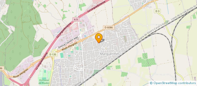 localisation de l'entreprise NEC'TRA  MARGUERITTES