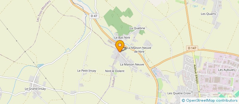 localisation de l'entreprise NEC2L  LOUDUN