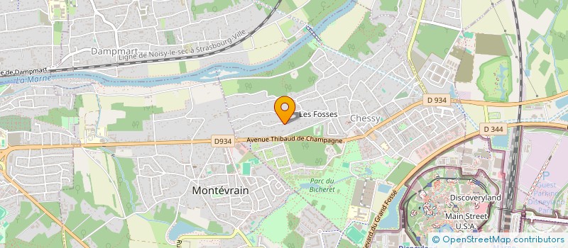 localisation de l'entreprise NECA  CHESSY