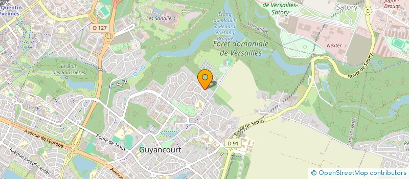 localisation de l'entreprise NECER à GUYANCOURT