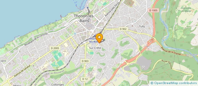localisation de l'entreprise NECHI CORP à THONON-LES-BAINS