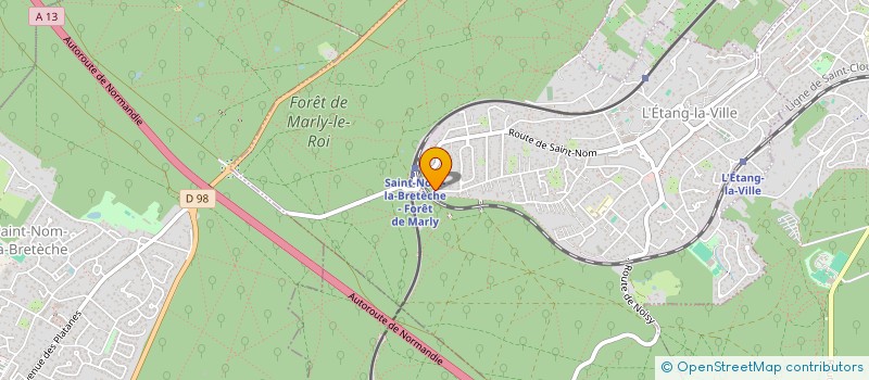 localisation de l'entreprise NECIMPAR  L'ETANG-LA-VILLE