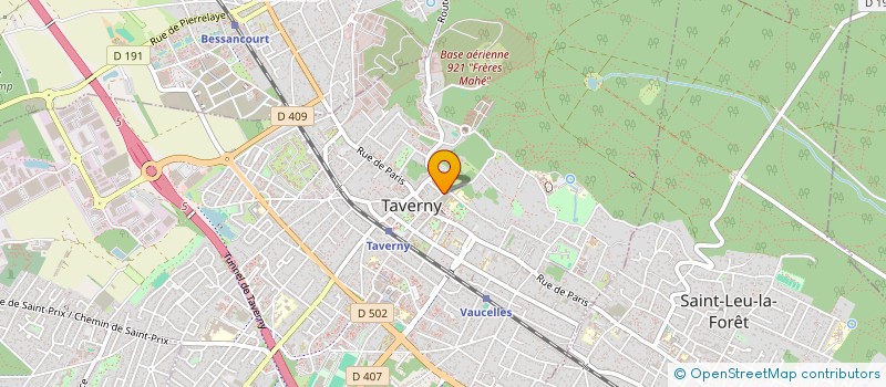 localisation de l'entreprise NECM à TAVERNY