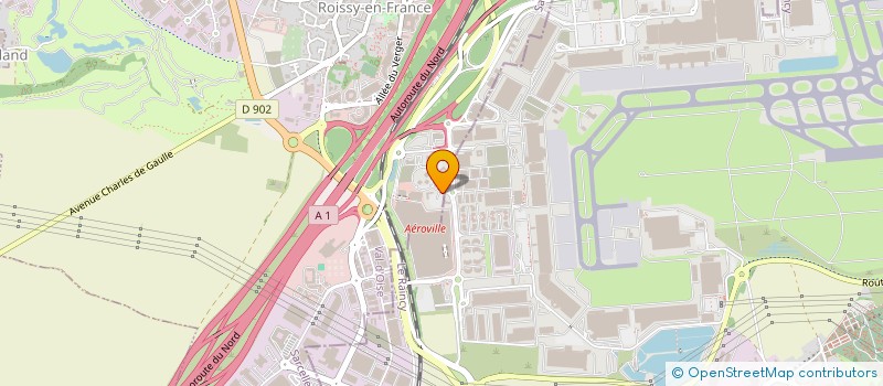 localisation de l'entreprise NECOTRANS FRANCE à ROISSY-EN-FRANCE