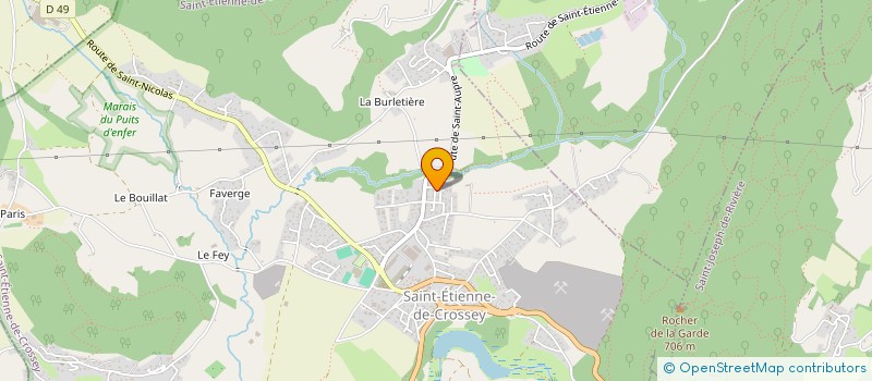 localisation de l'entreprise NECTA  SAINT-ETIENNE-DE-CROSSEY