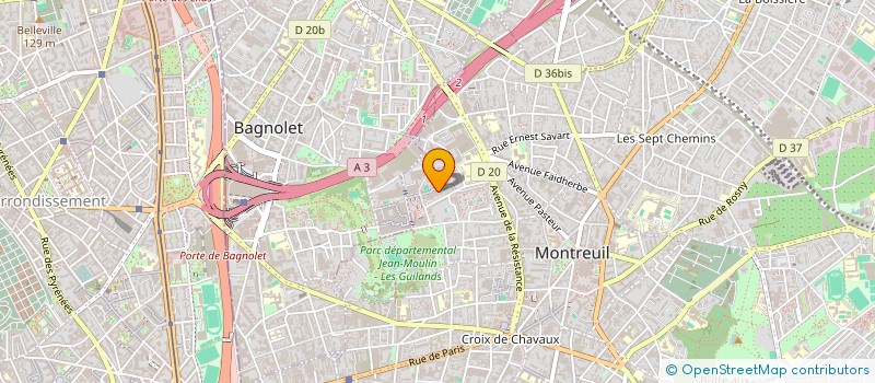 localisation de l'entreprise NECTAR COMMUNICATION à MONTREUIL