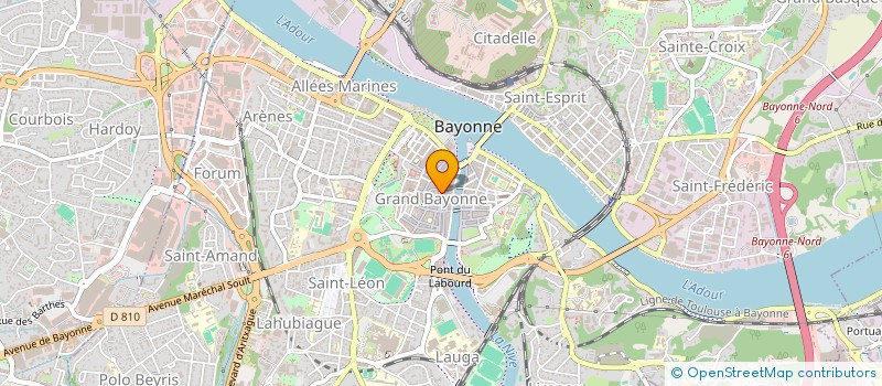 localisation de l'entreprise NECTAR FRANCE NATUREL à BAYONNE
