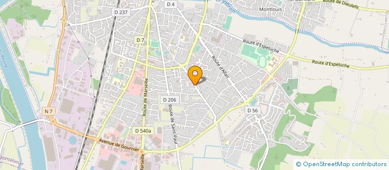 localisation de l'entreprise NECTAR FRUITS  MONTELIMAR