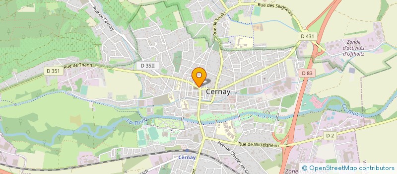 localisation de l'entreprise NECTARDESIGN à ASPACH-LE-BAS