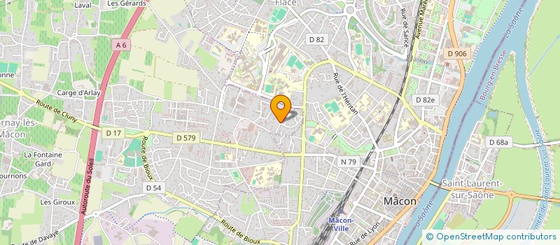 localisation de l'entreprise NECTOUX à CHARNAY-LES-MACON