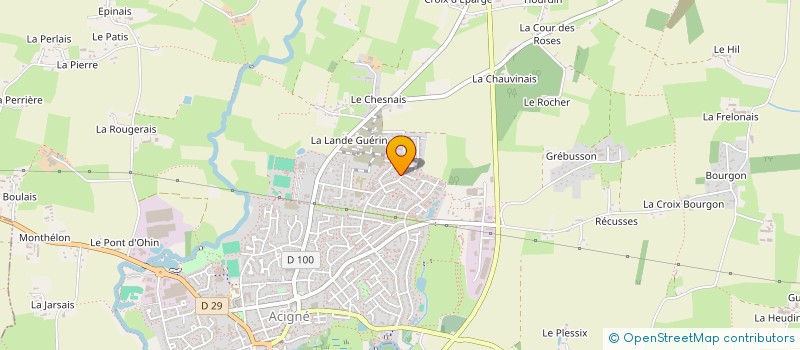 localisation de l'entreprise NECTOUX FABRICE  ACIGNE