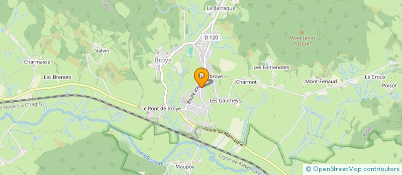 localisation de l'entreprise NECTY  BROYE