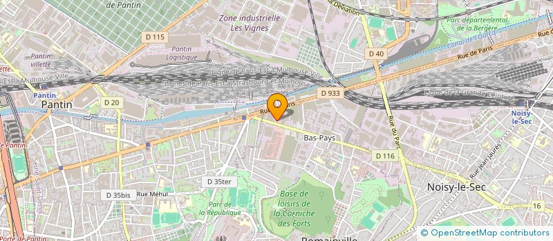 localisation de l'entreprise NED  PARIS