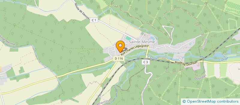 localisation de l'entreprise NED  SAINTE-MESME