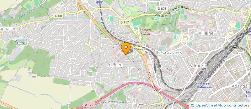 localisation de l'entreprise NED&CO.  VITRY-SUR-SEINE