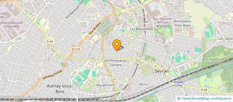 localisation de l'entreprise NED TRANSPORTS à SEVRAN