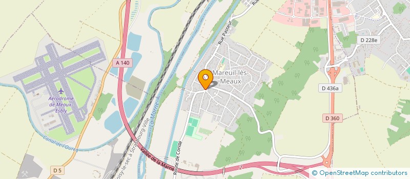 localisation de l'entreprise NEDA à MAREUIL-LES-MEAUX