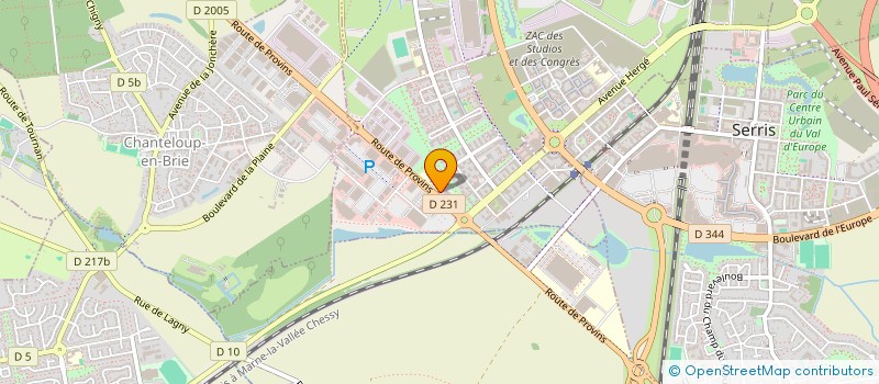 localisation de l'entreprise NEDA  MONTEVRAIN