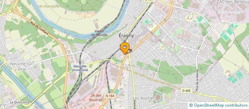 localisation de l'entreprise NEDAP FRANCE à ERAGNY