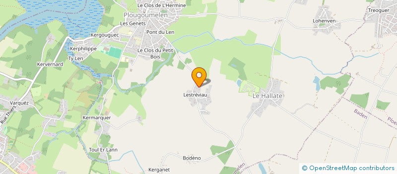 localisation de l'entreprise NEDAVI  PLOUGOUMELEN