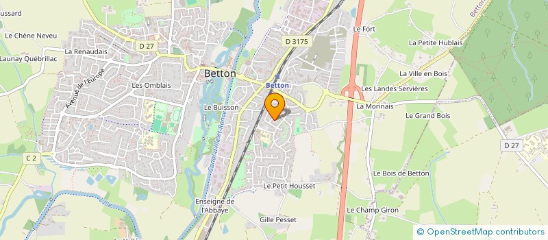 localisation de l'entreprise NEDELEC  BETTON