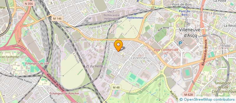 localisation de l'entreprise NEDELEC GLH à LEZENNES