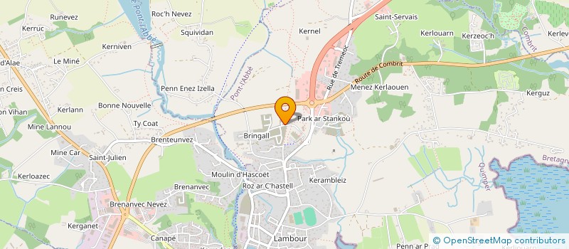 localisation de l'entreprise NEDELEC MARINE SOLUTIONS à PONT-L'ABBE