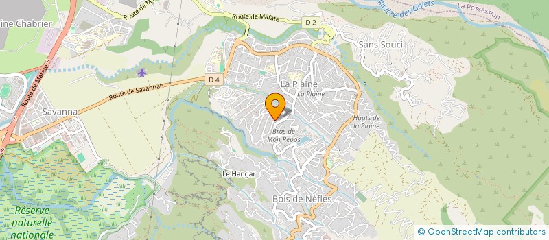 localisation de l'entreprise NEDELLEC 974 à SAINT-PAUL