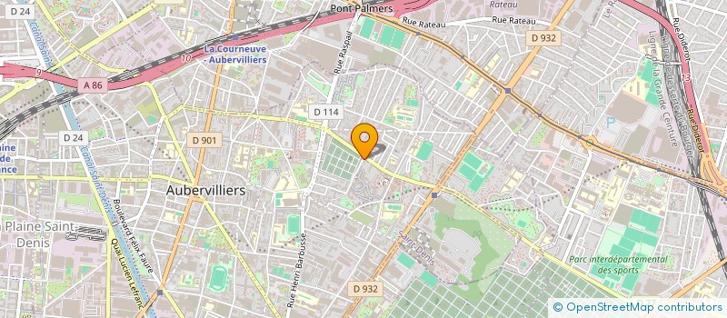 localisation de l'entreprise NEDERE SARL à AUBERVILLIERS