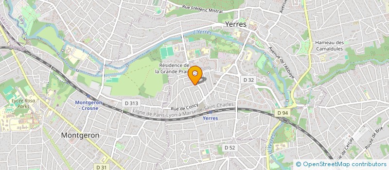 localisation de l'entreprise NEDIVA  YERRES