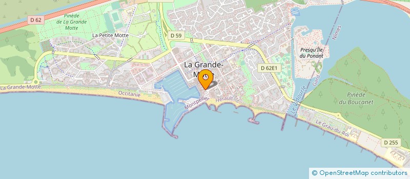 localisation de l'entreprise NEDJAR PLAISANCE SARL à LA GRANDE-MOTTE