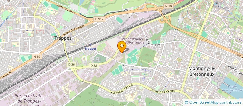 localisation de l'entreprise NEDLOUSSI MOTORS à MONTIGNY LE BRETONNEUX