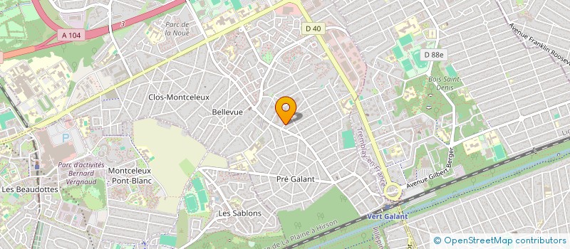 localisation de l'entreprise NEDRO BATIMENT à VILLEPINTE