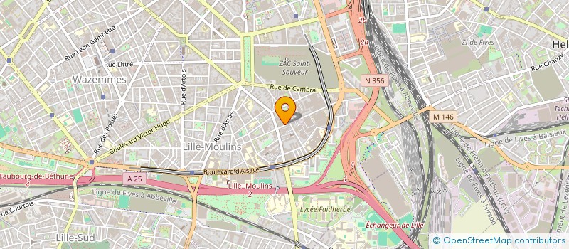 localisation de l'entreprise NEDSON NORD  LILLE