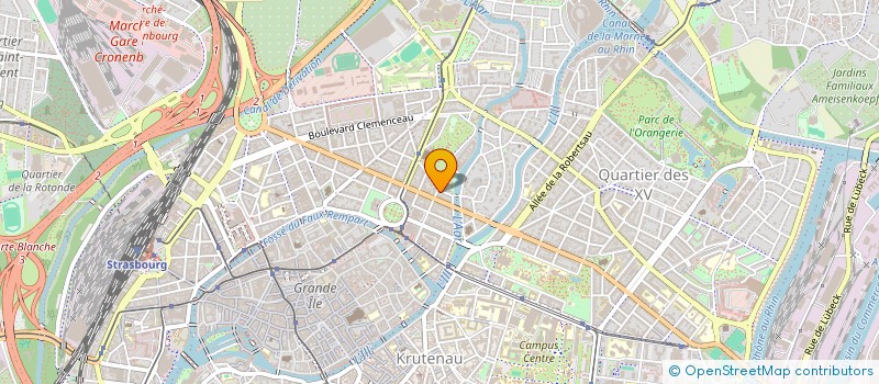 localisation de l'entreprise NEDTHERME ENERGETIQUE à STRASBOURG